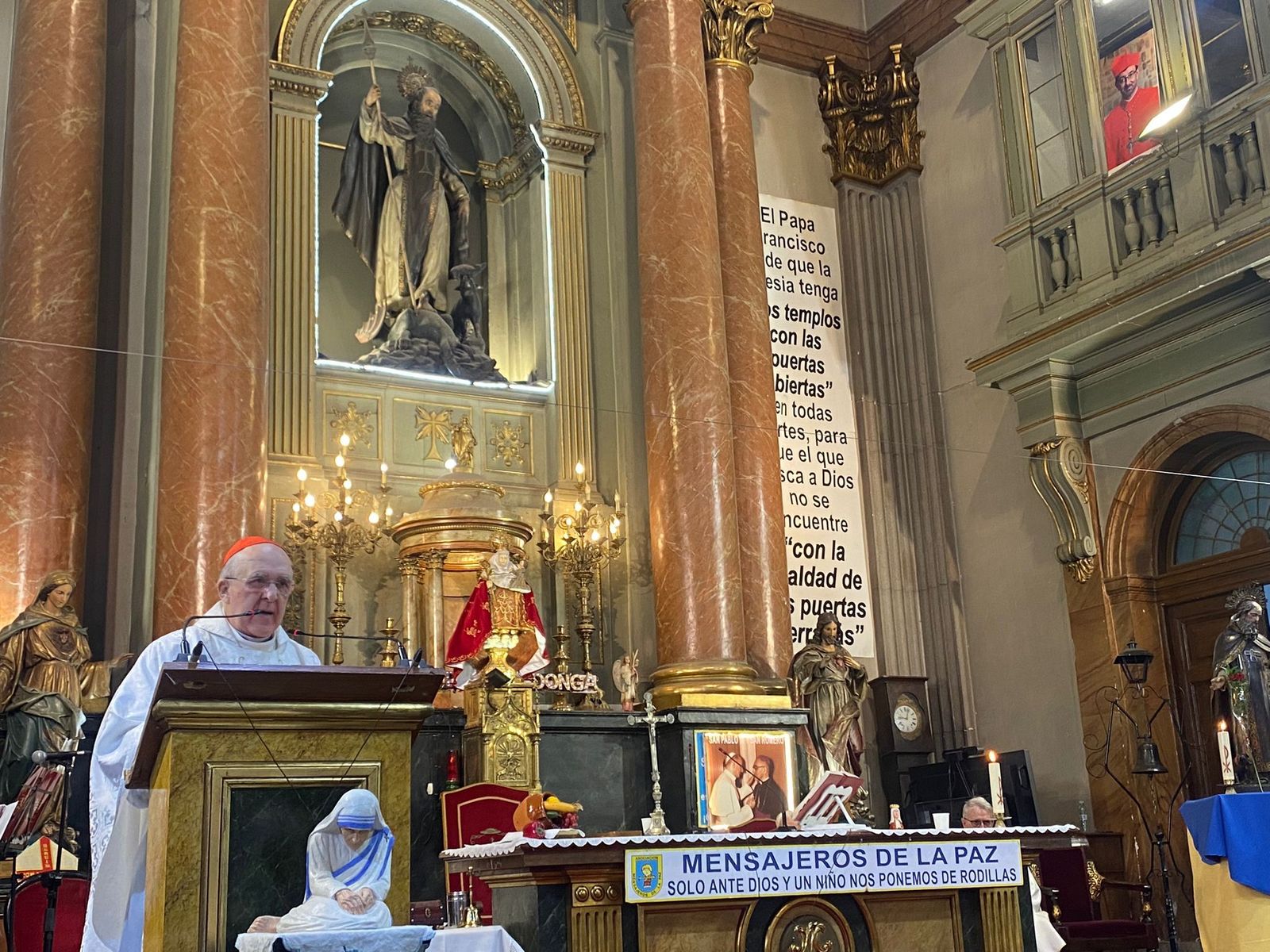 El cardenal Osoro, en San Antón