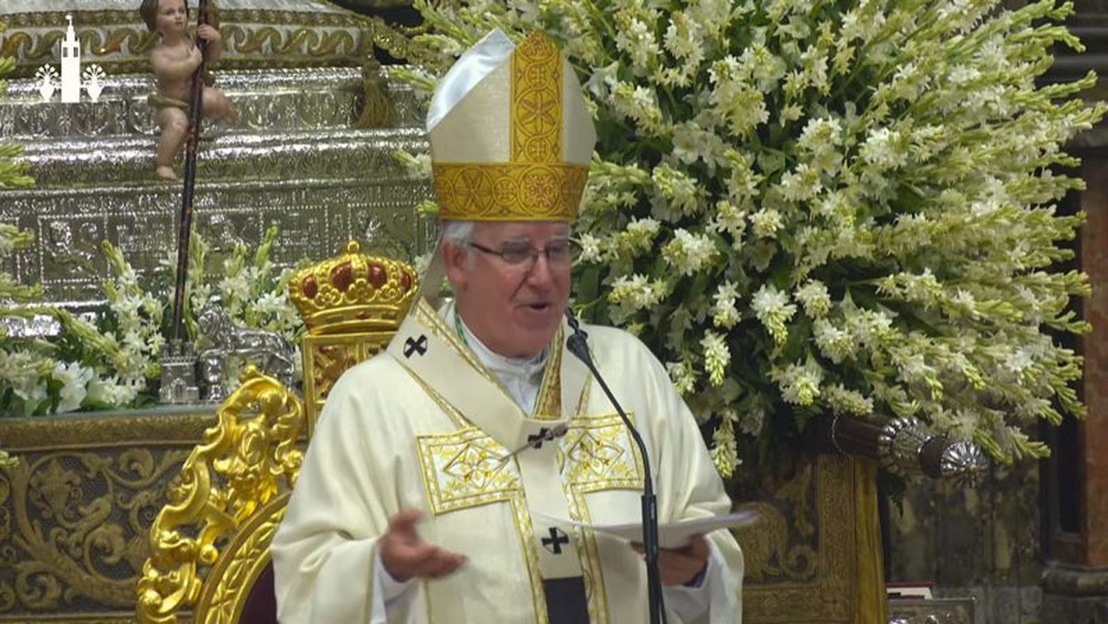 Saiz Meneses, en la Virgen de los Reyes