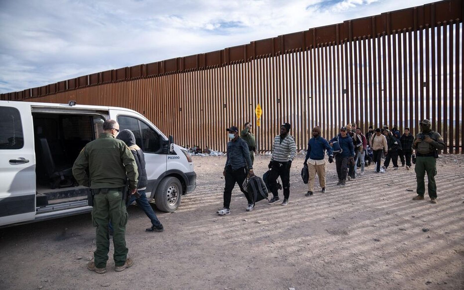 Expulsión de migrantes en la frontera