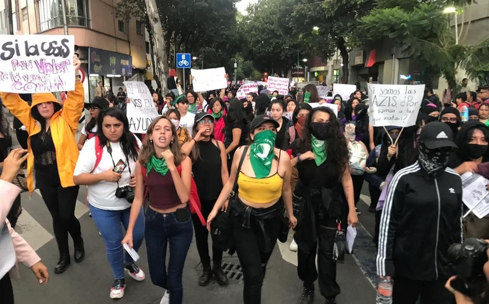 Marcha de las mujeres en Ciudad de México