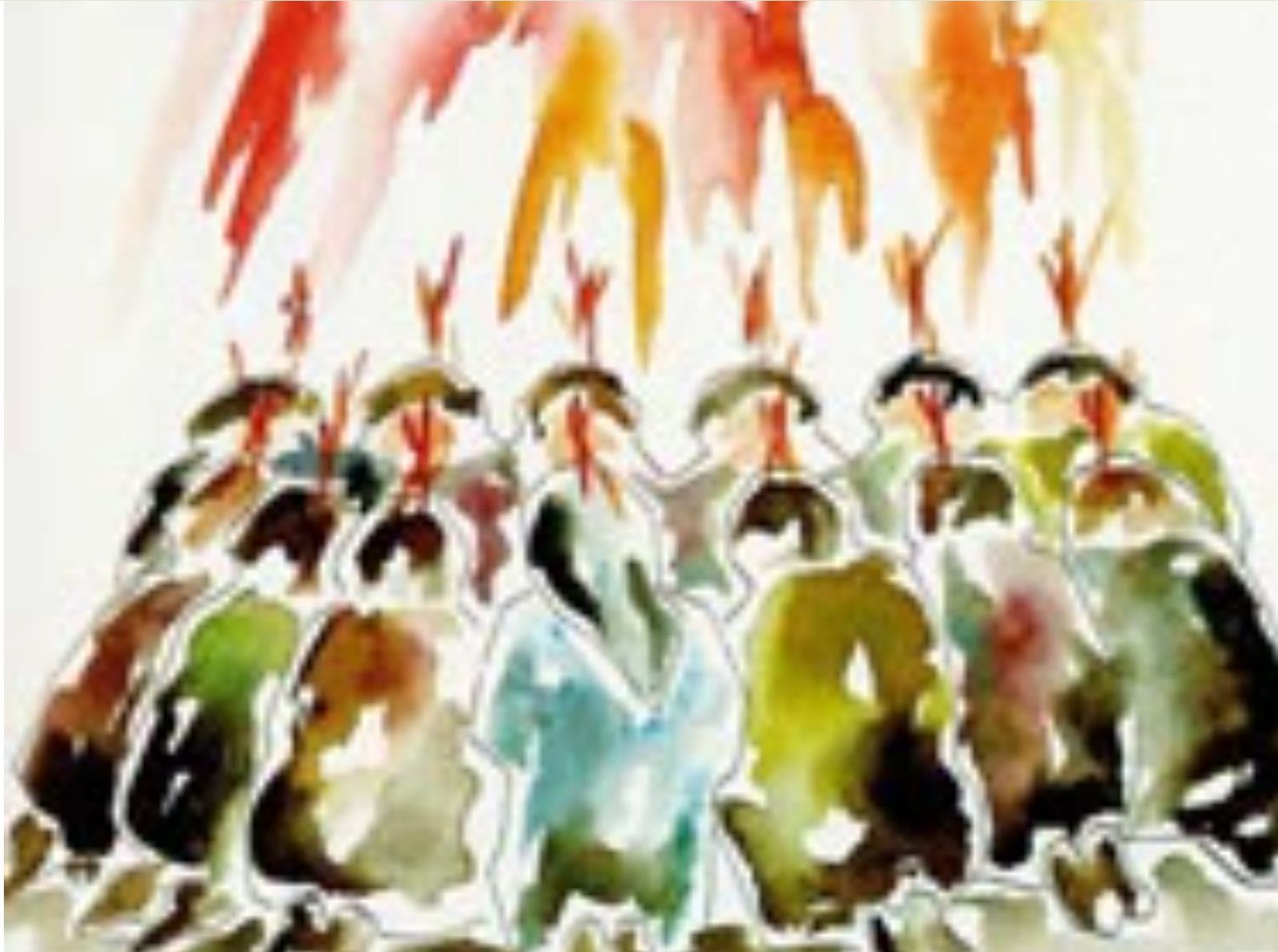 el fuego de Dios ha llegado