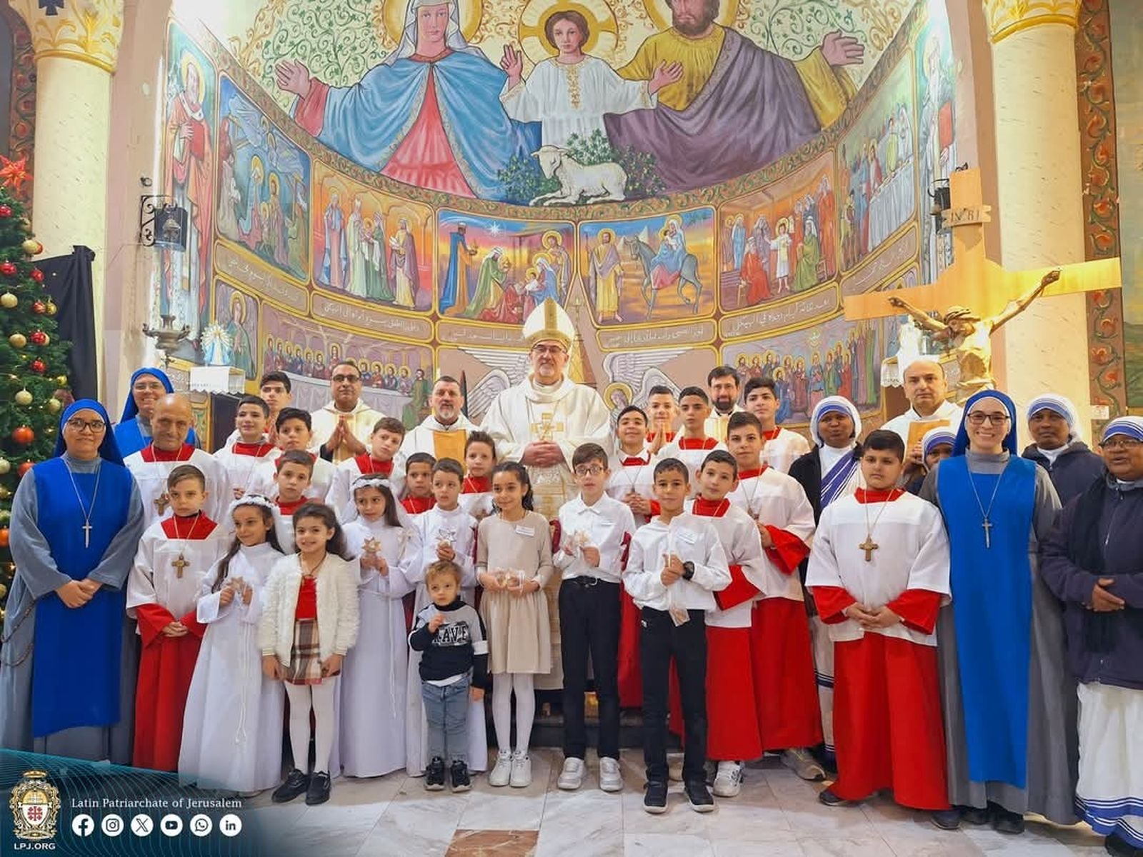 Pizzaballa volvió a Gaza por Navidad