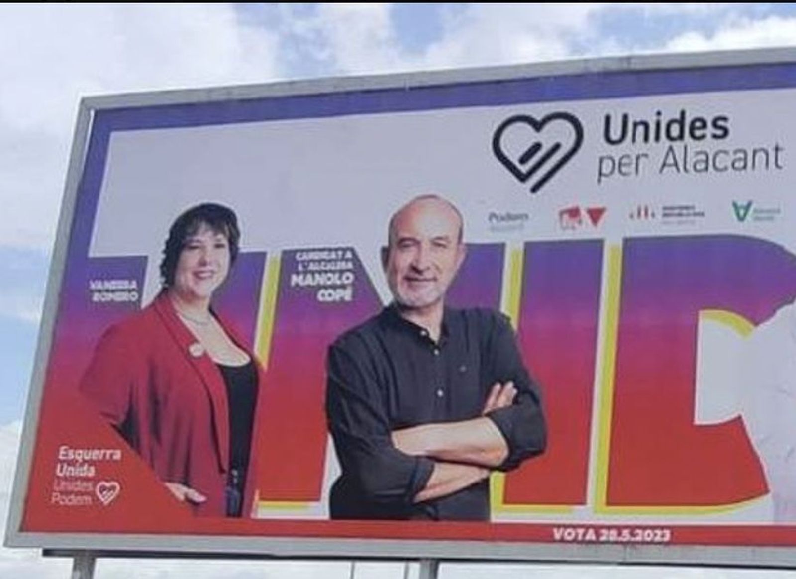 Manolo Copé, en el cartel electoral