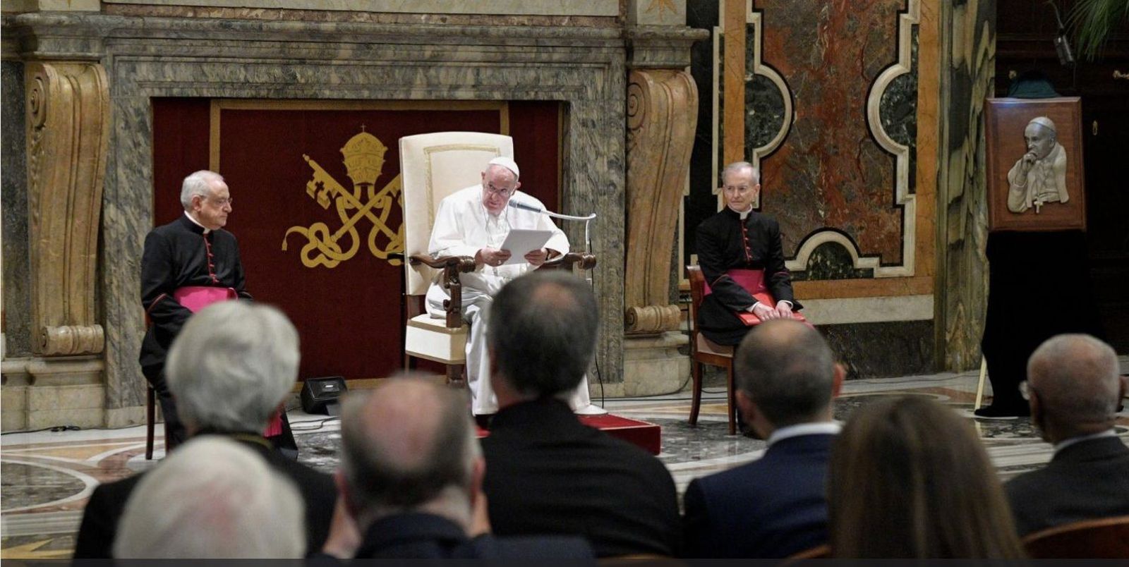 Francisco durante la audiencia