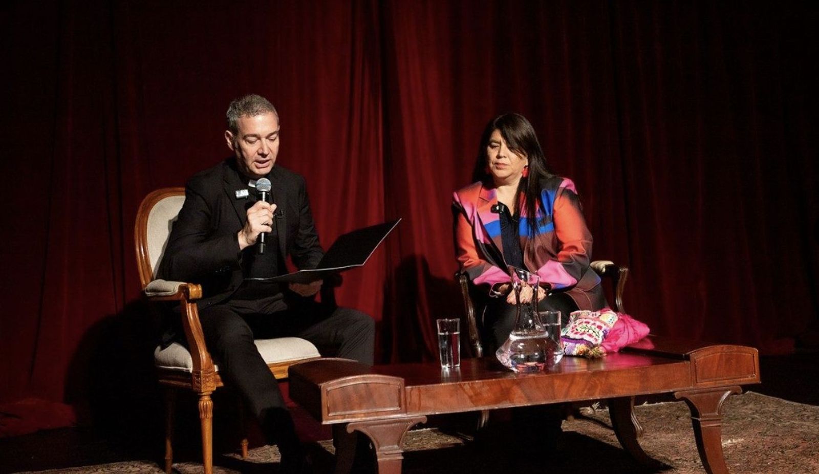 Bertomeu y Paola Ugaz