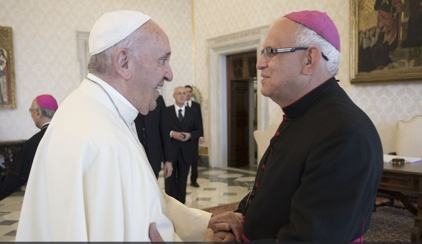 Papa FRancisco y el cardenal Ramazzini