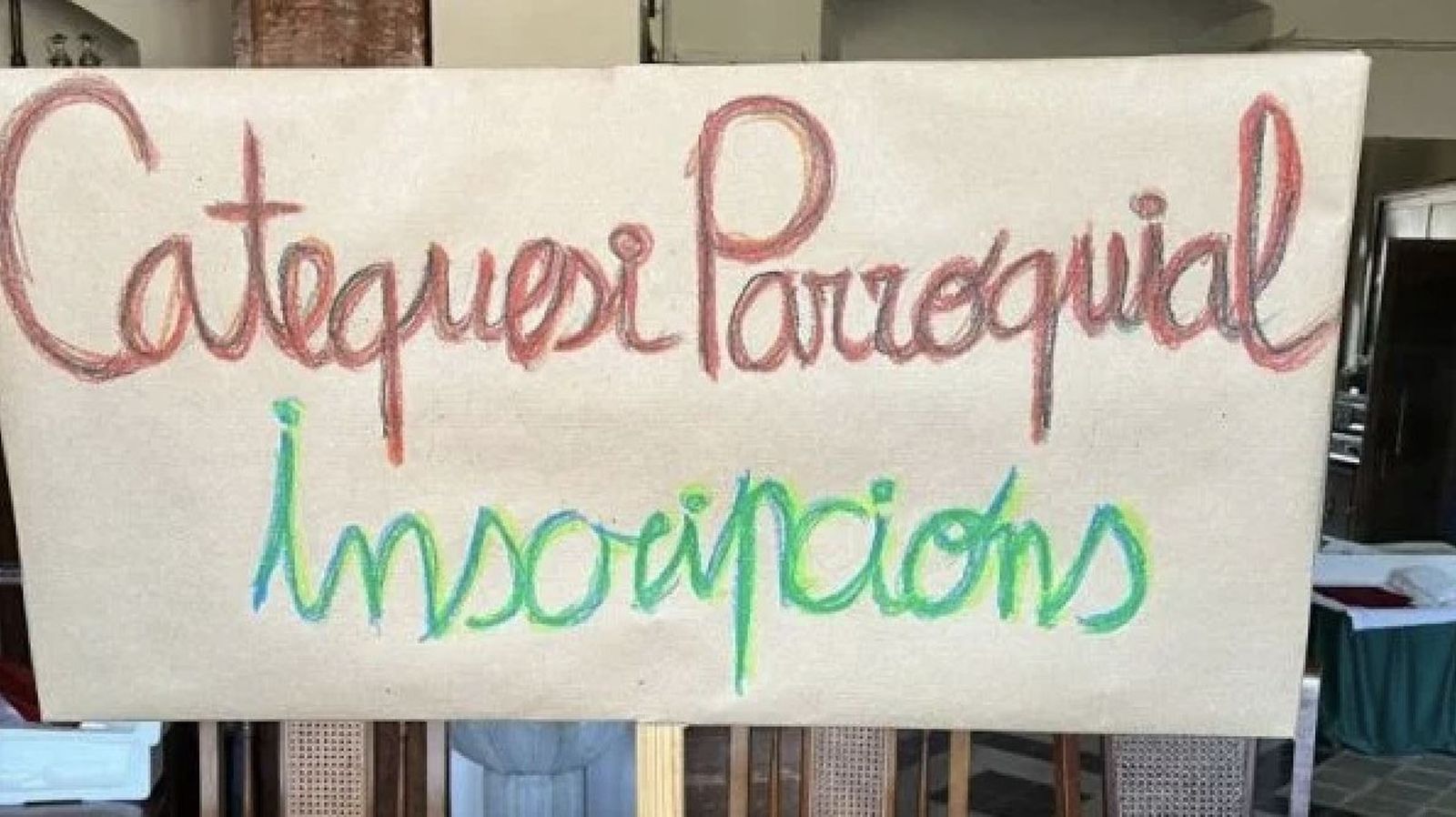 Catequesis en la parroquia de Canet de Mar