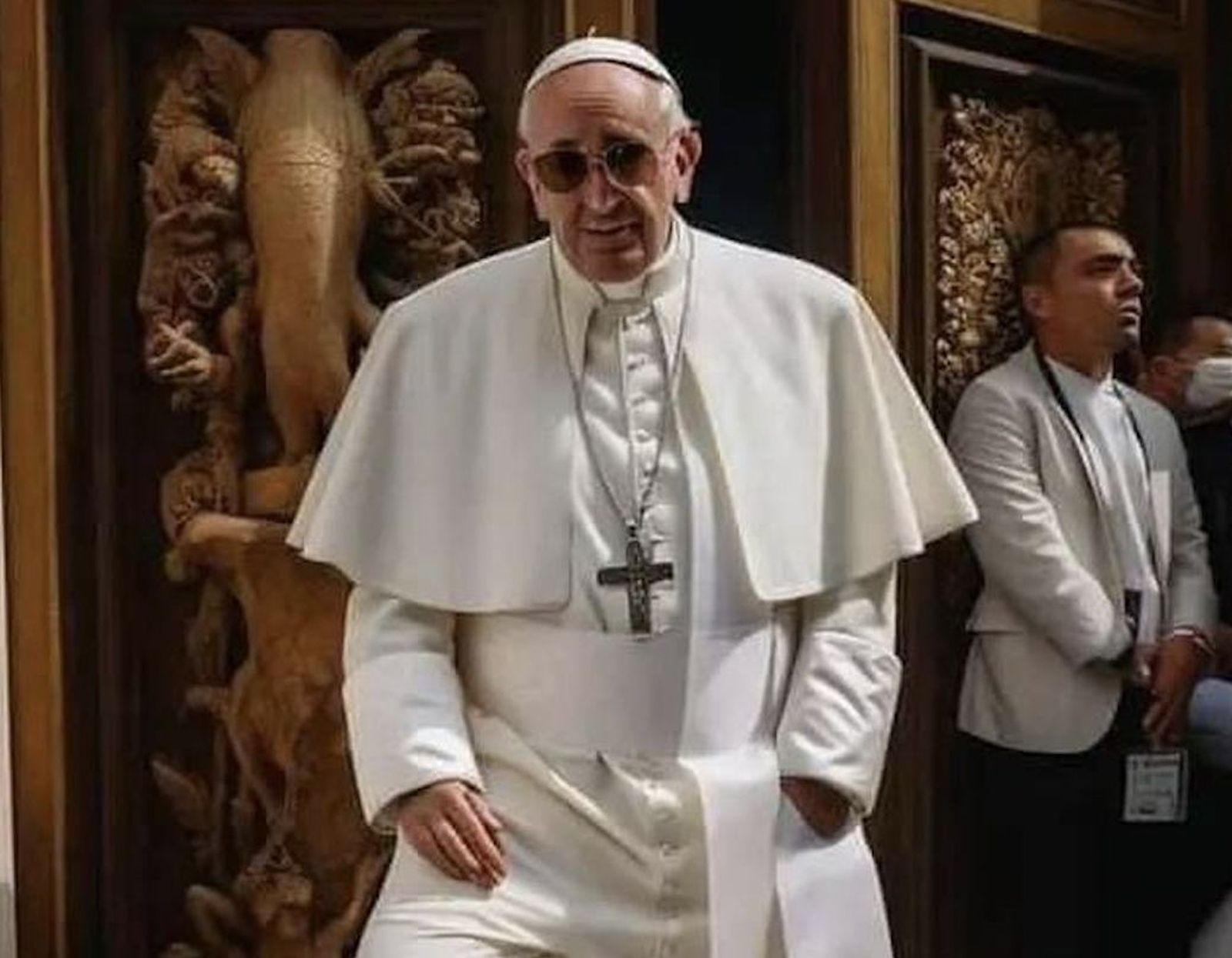 El Papa, en una imagen fake