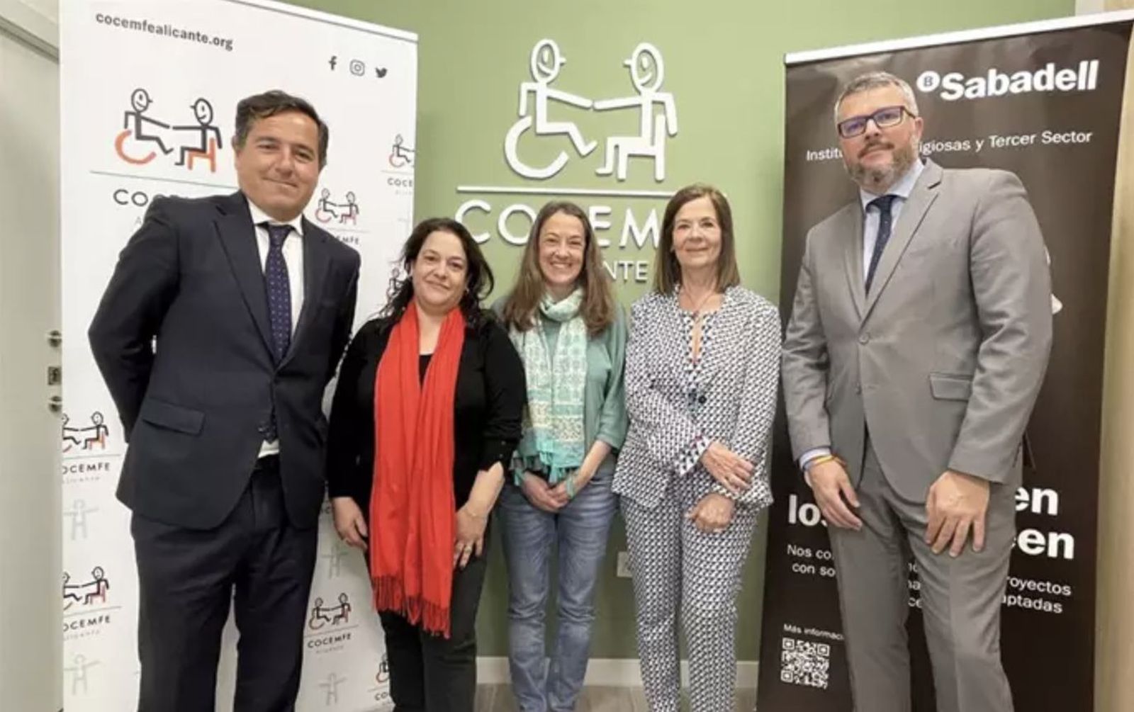 Convenio COCEMFE Alicante y Banco Sabadell