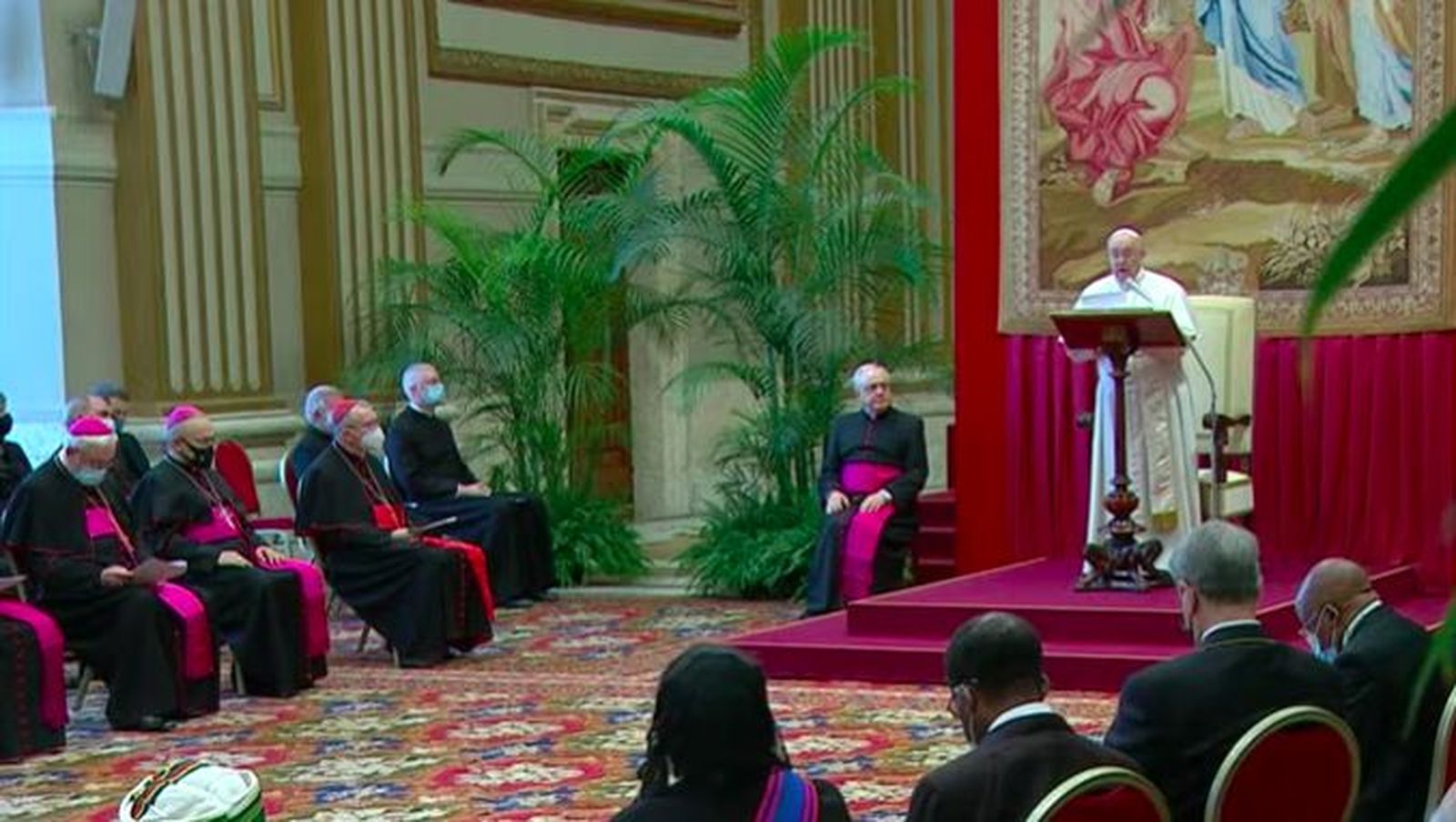 El Papa plantea un 'programa global' para el mundo postpandemia