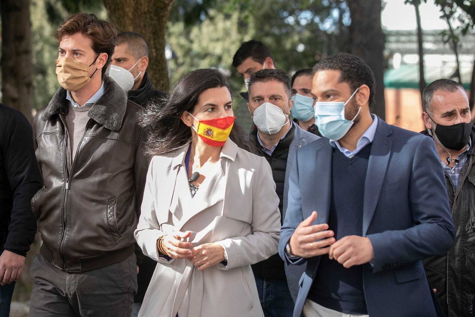 Mal recibimiento de los vecinos de Ripoll a Vox