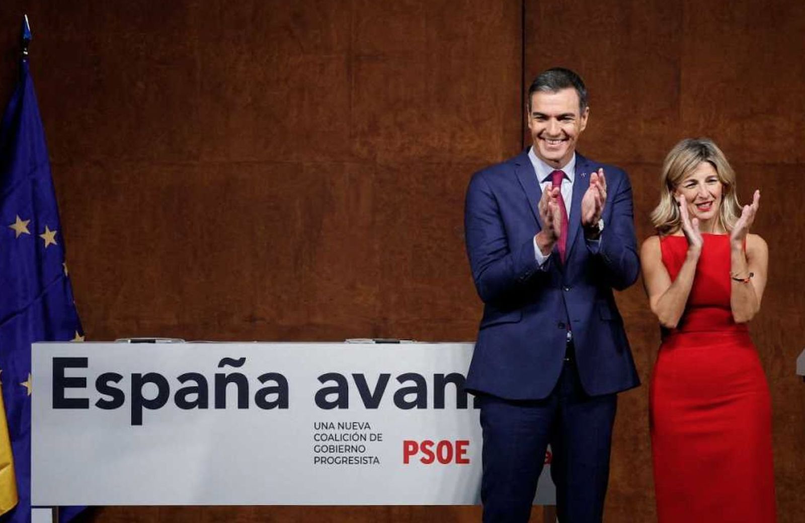 Pedro Sánchez y Yolanda Díaz
