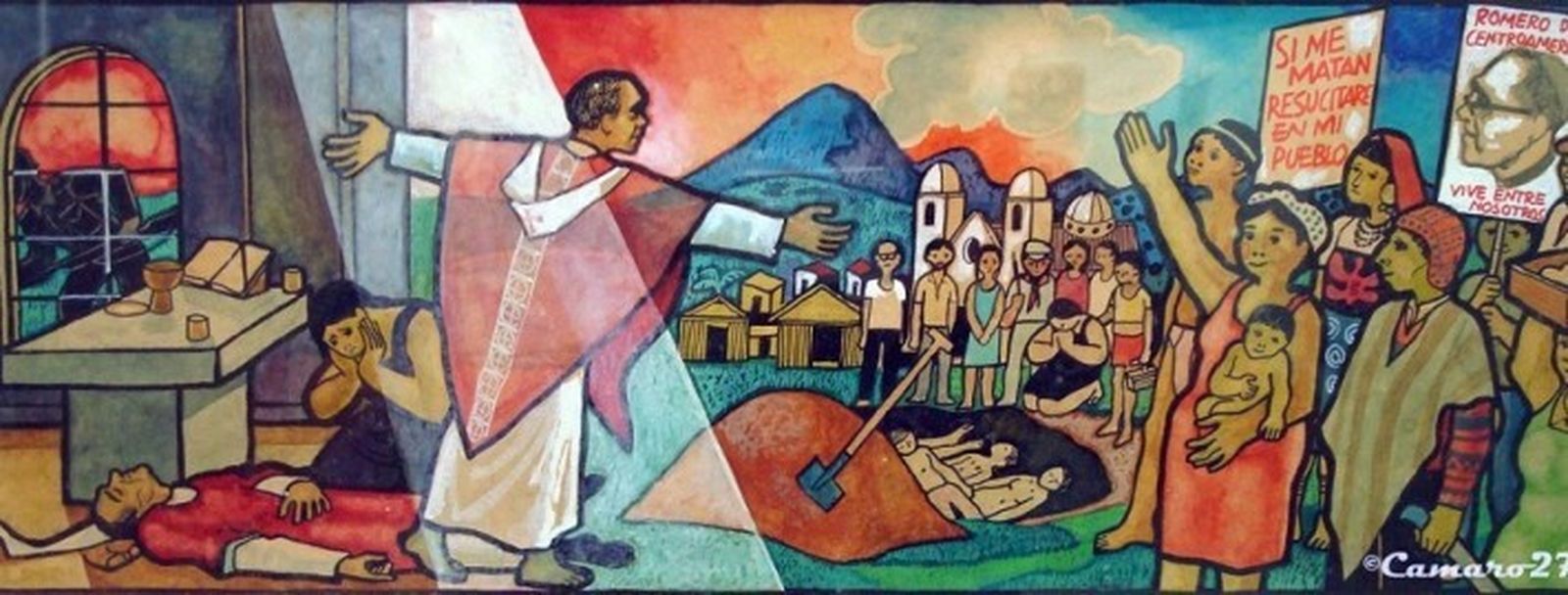 San Romero de América contra el imperio norteamericano