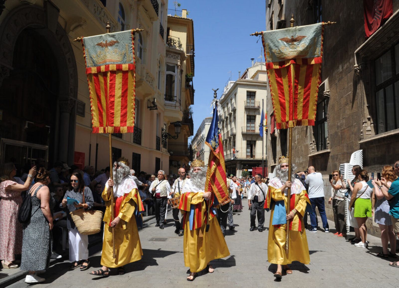 Procesión del Corpus christi en Valencia