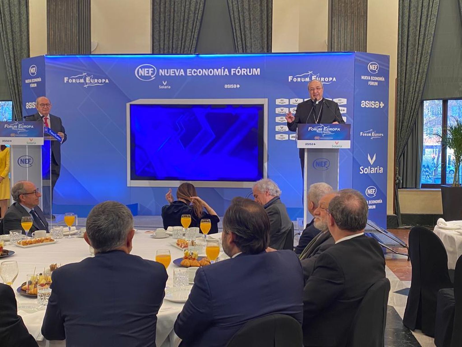 García Magán, durante su intervención