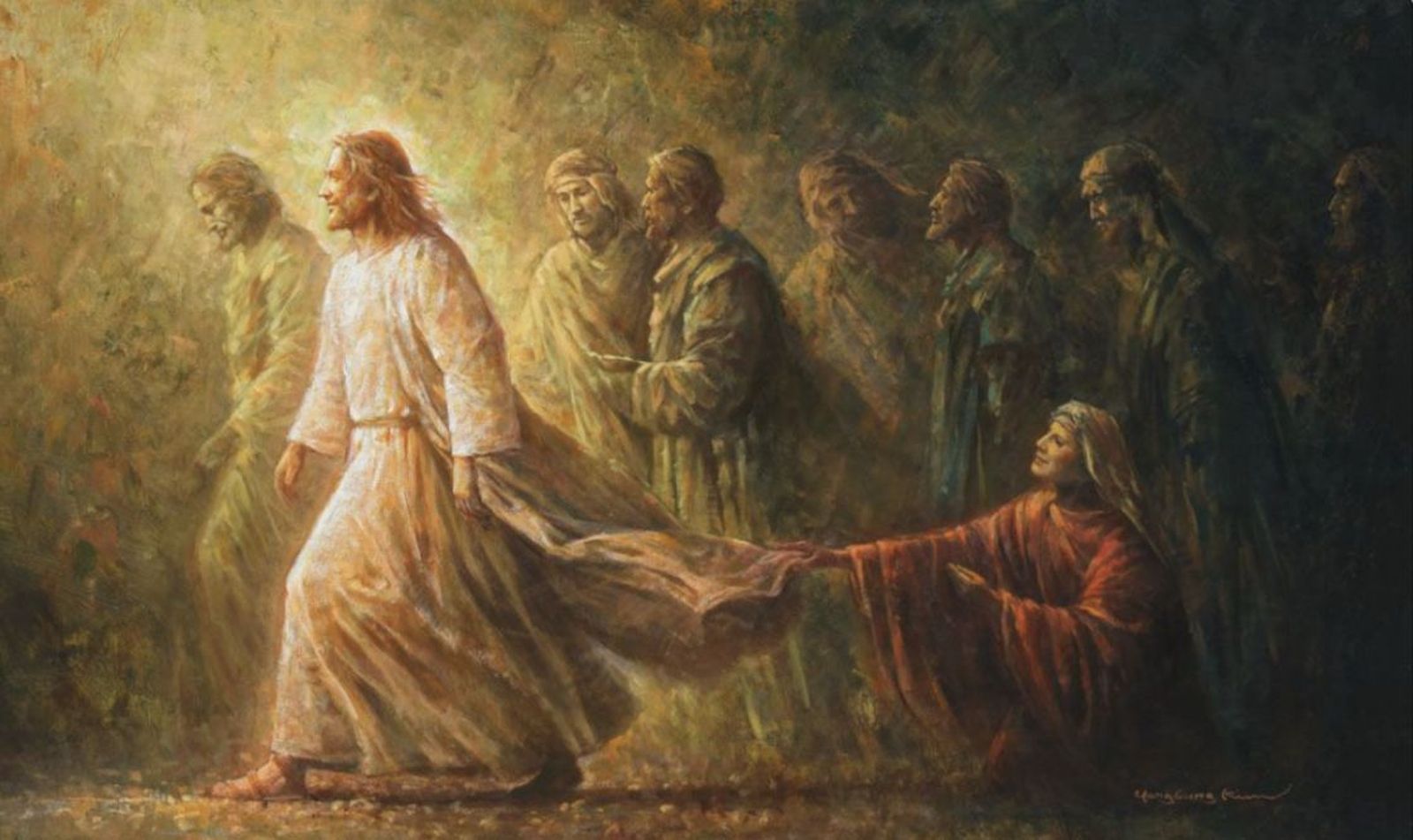 Jesús y la hemorroísa