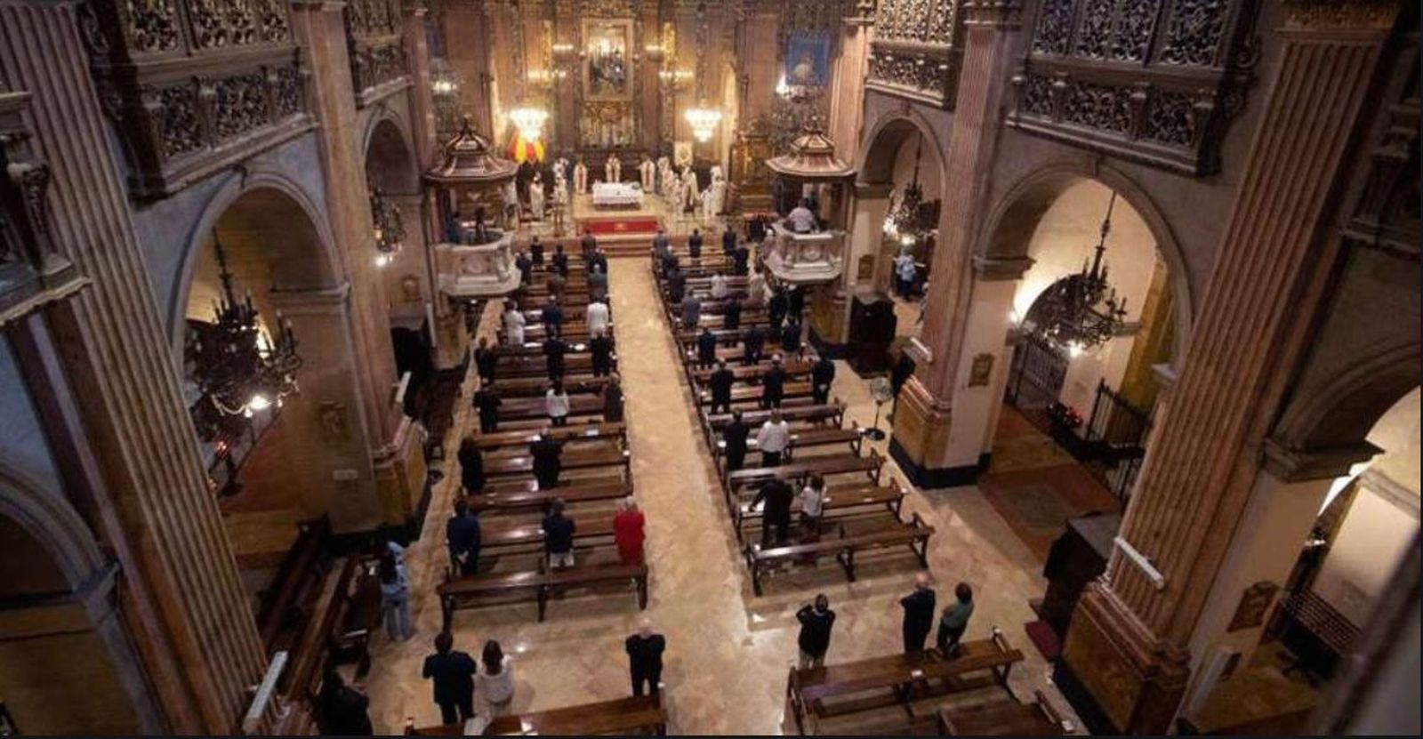 Limitación de aforo en iglesias