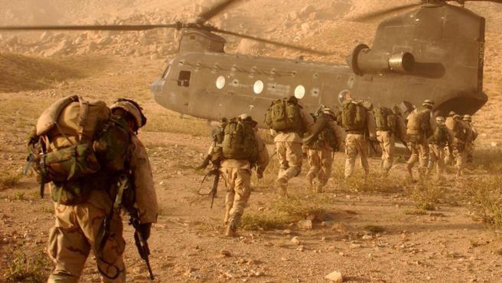 Soldados en Afganistán