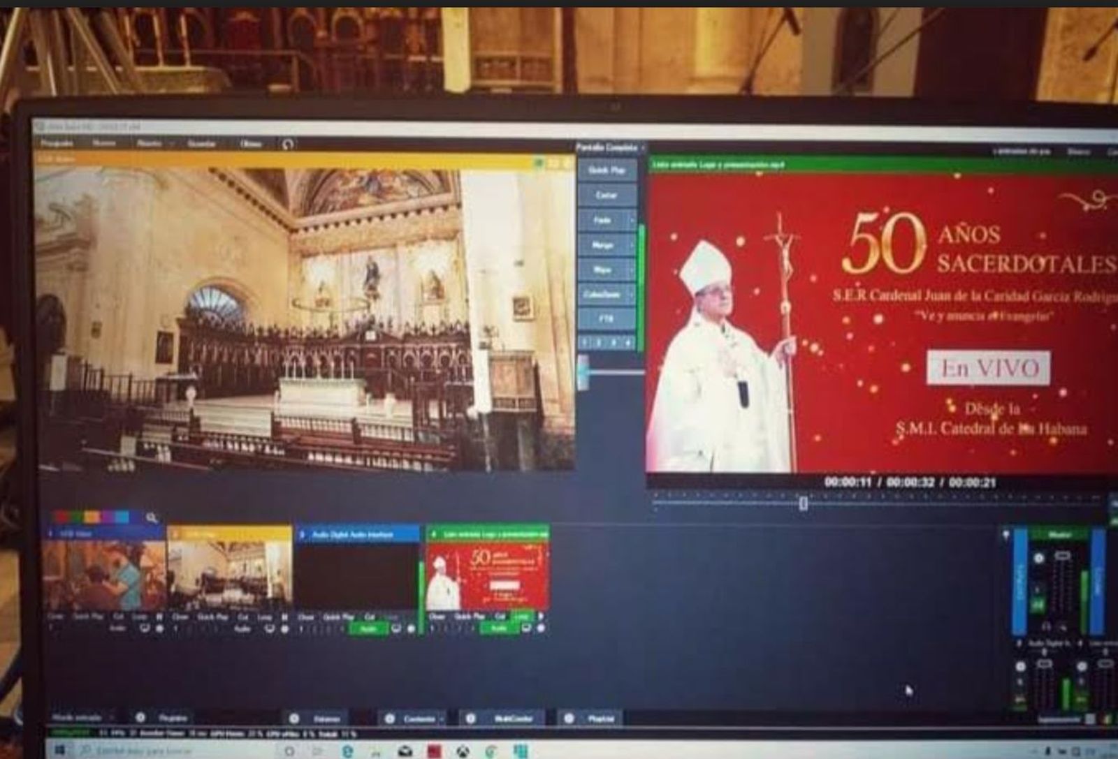 Celebración en directo