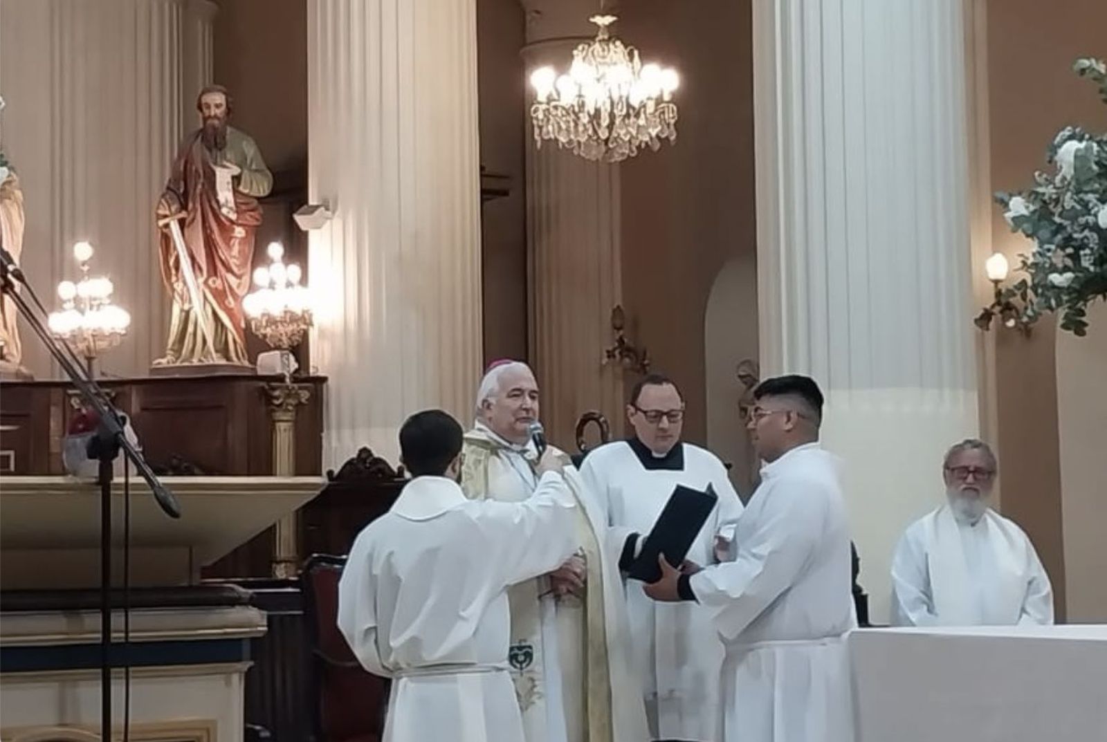 Carlos Sánchez, en el tedeum