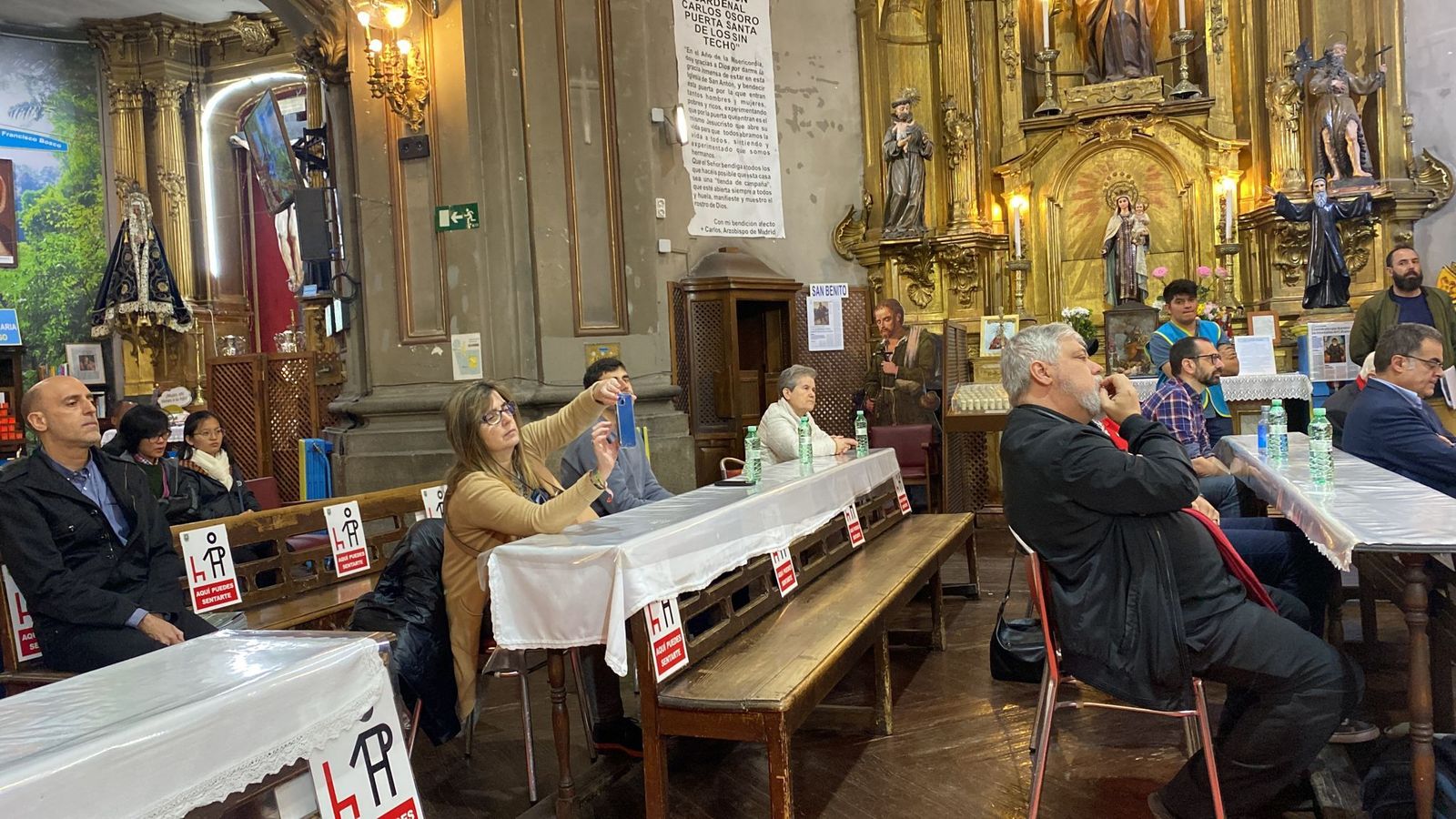 Algunos de los asistentes al evento