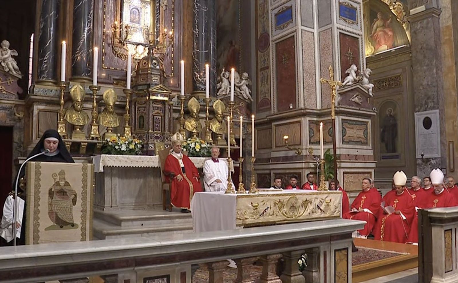 Misa de inicio del Capítulo General de los agustinos