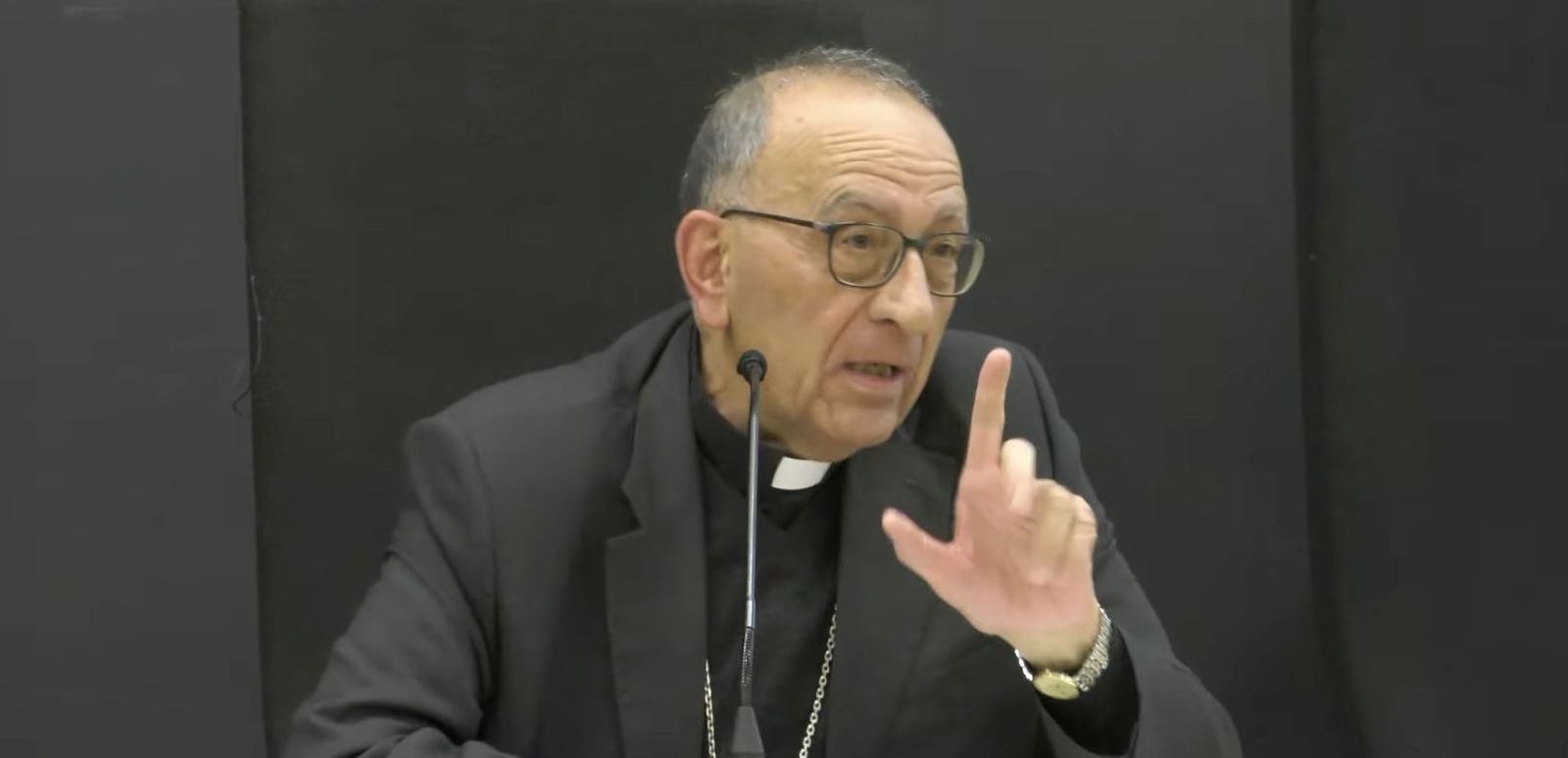 Omella, durante su intervención