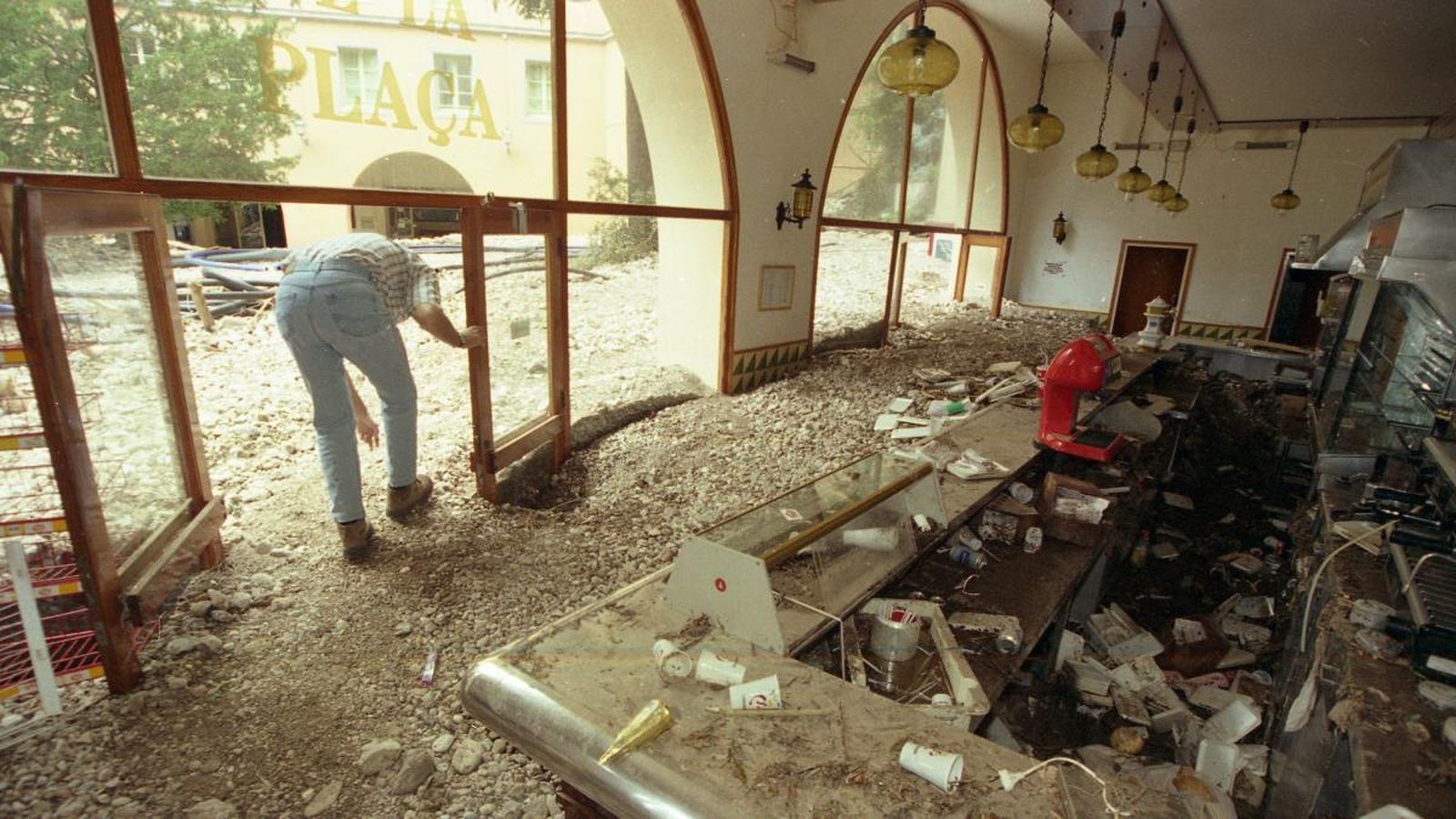 Los aguaceros en Montserrat