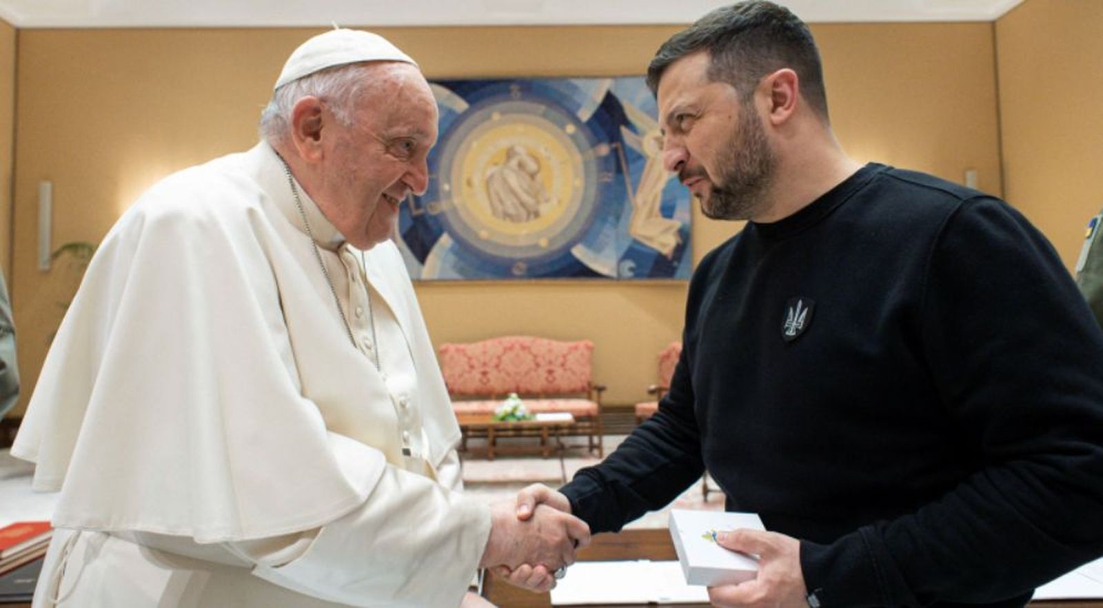 Papa Francisco y Zelensky