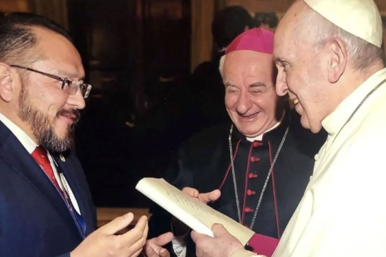El Papa, Paglia y Rodrigo Guerra