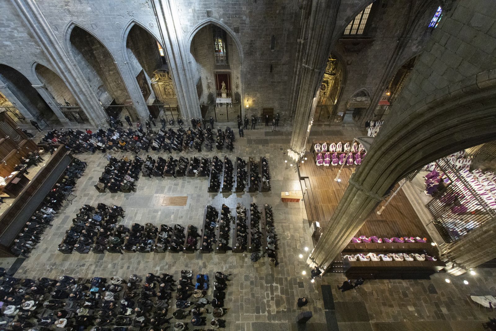 Funeral y entierro del obispo Francesc Pardo