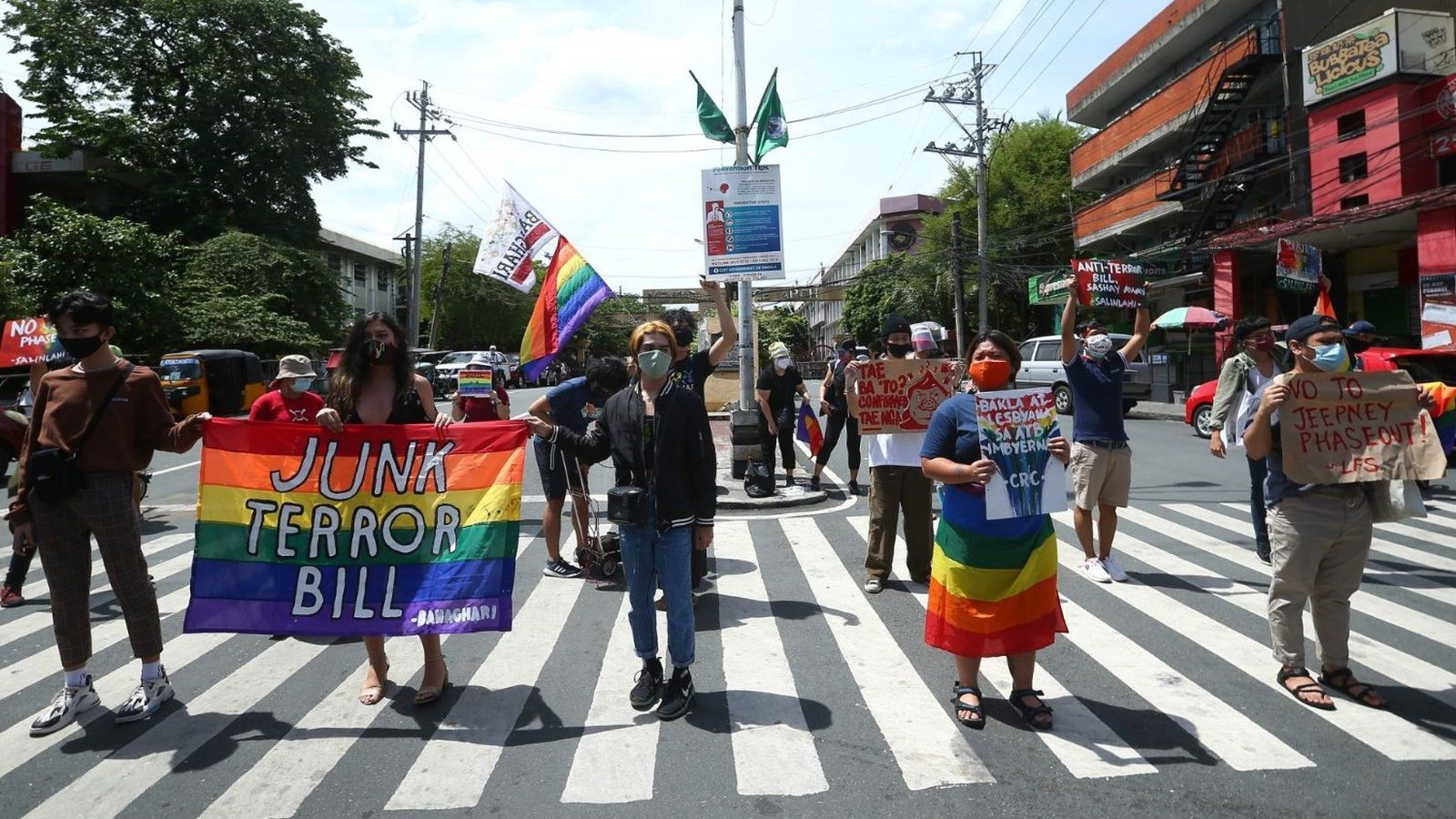 Protestas en Filipinas por la violación de los Derechos Humanos