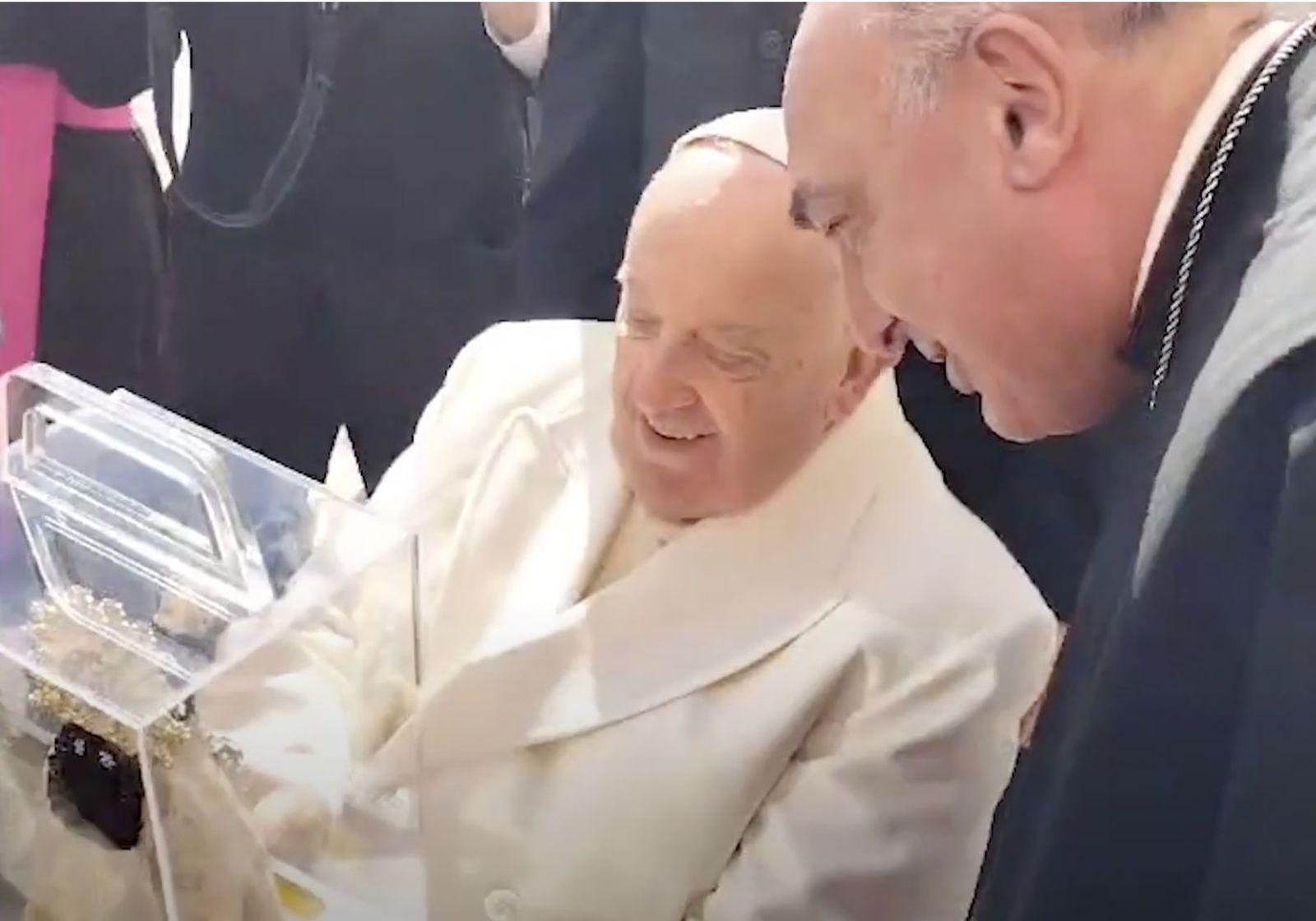 Benavent, con el papa Francisco