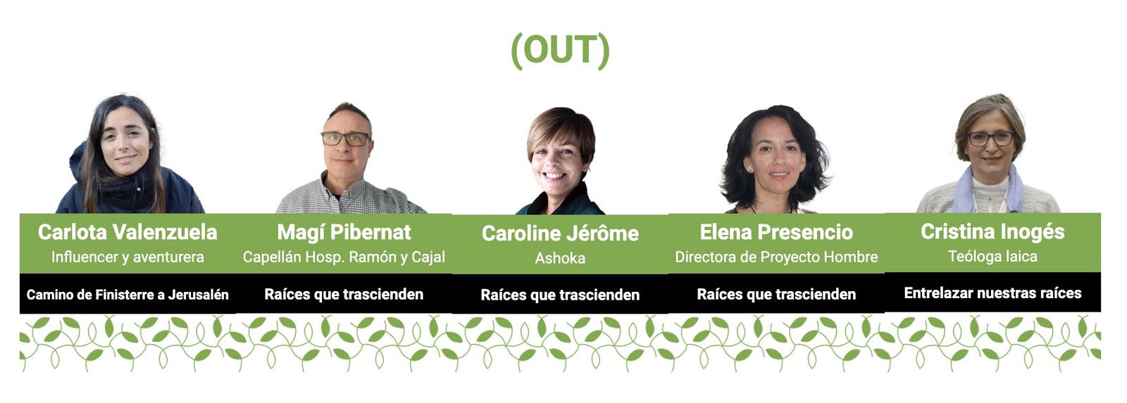 Mesa de experiencias en la Jornada Raíz