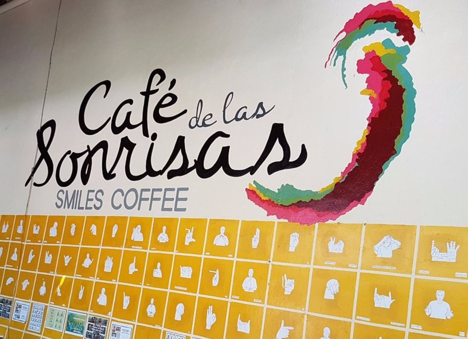 El Café de las sonrisas, en lengua de signos