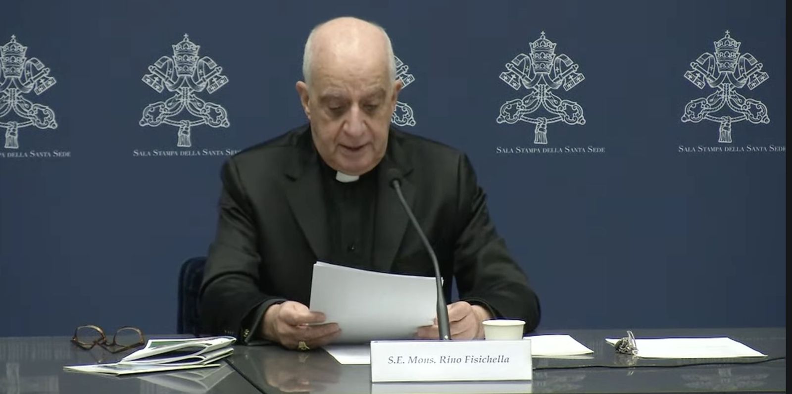 Fisichella, durante la rueda de prensa