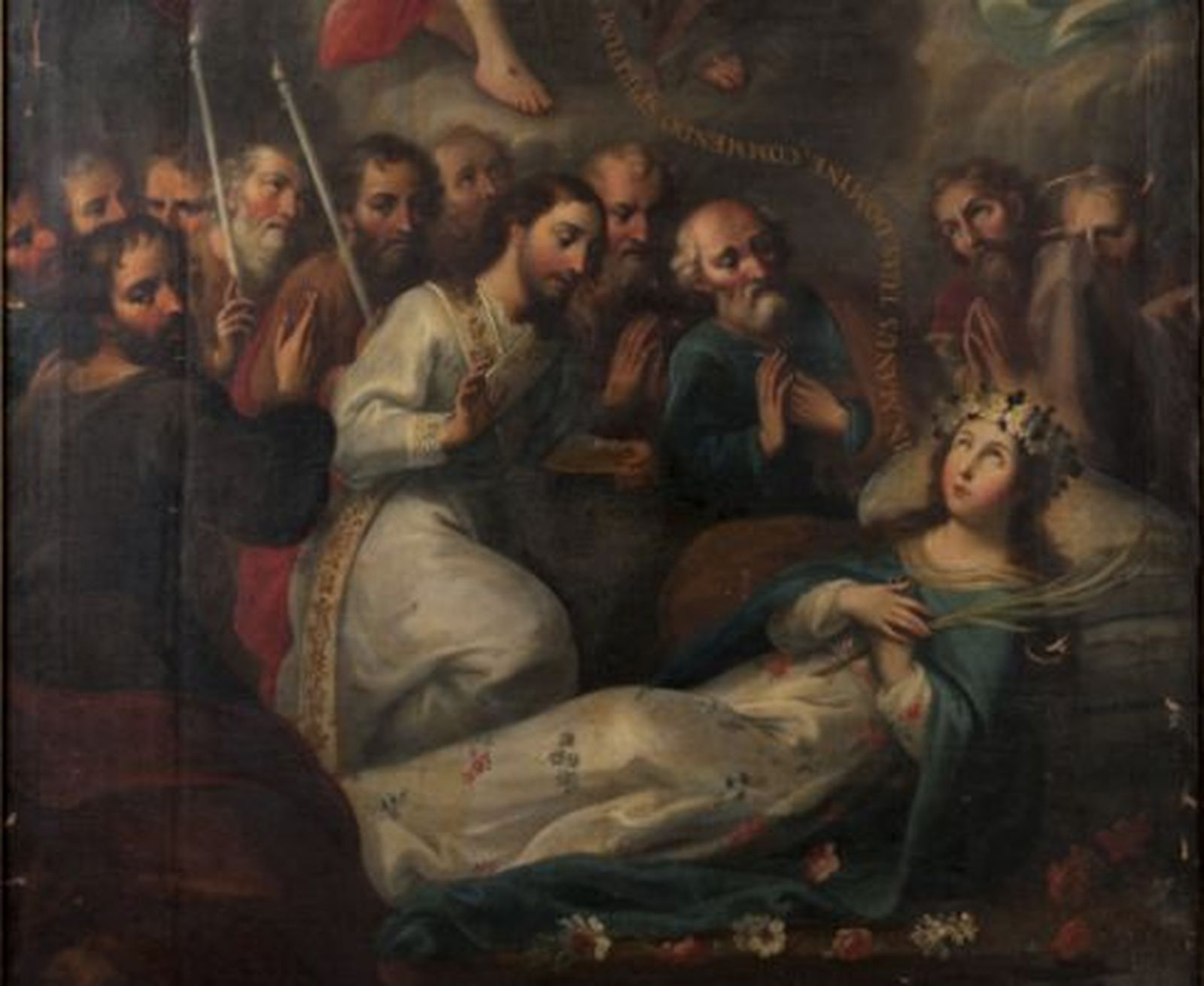 Dormición de la Virgen. Miguel Cabrera (s.XVIII)