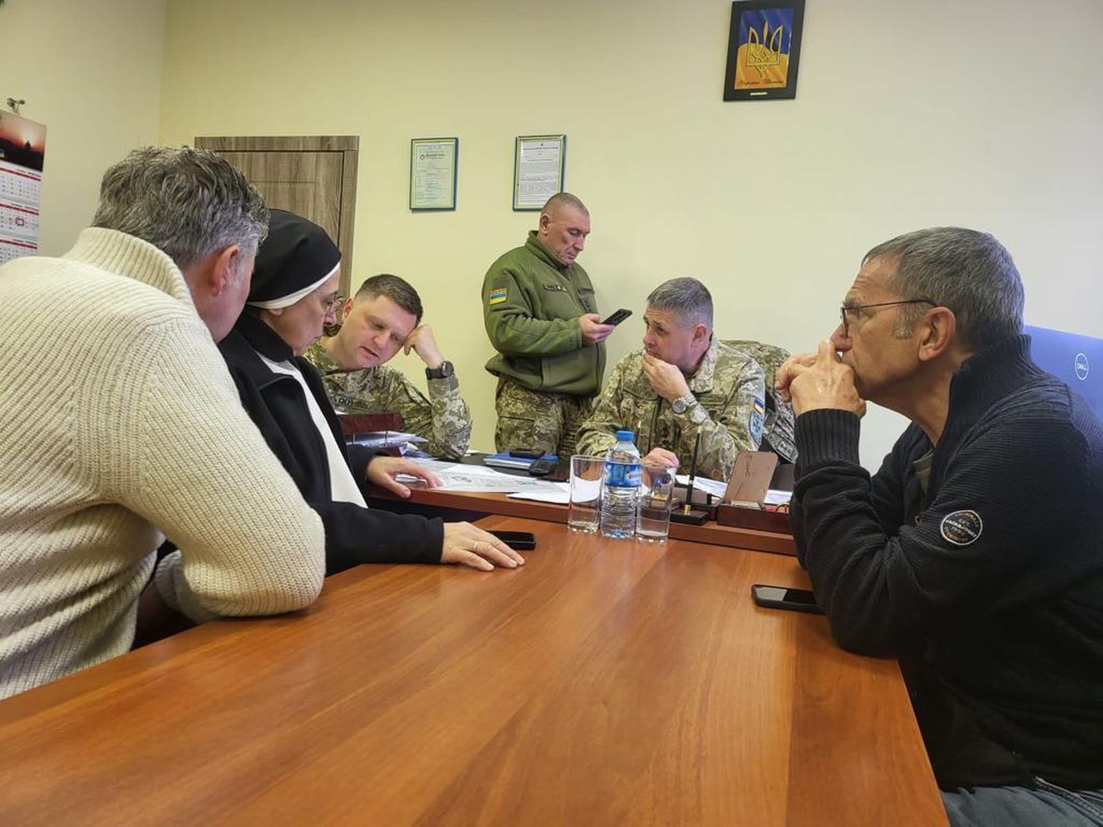 Sor Lucía, reunida en Ucrania
