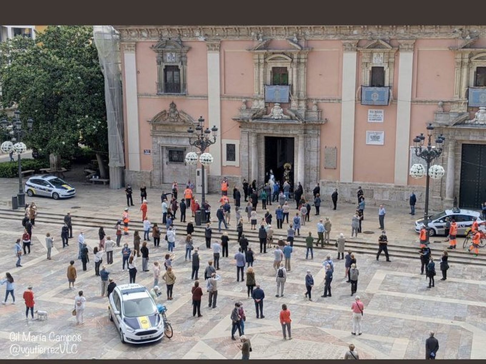 ¿Hubo aglomeración en la basílica?