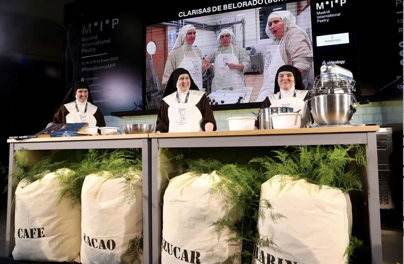 Las hermanas Sion, Israel y Miriam, del Obrador de Belorado, en una imagen de archivo