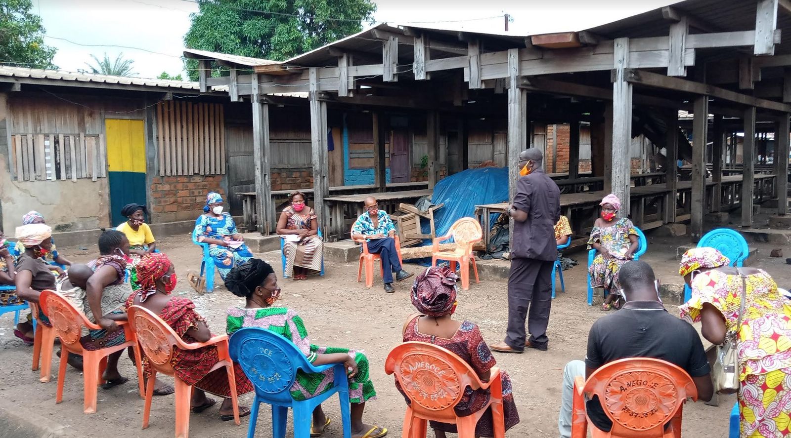 Mascarillas en África
