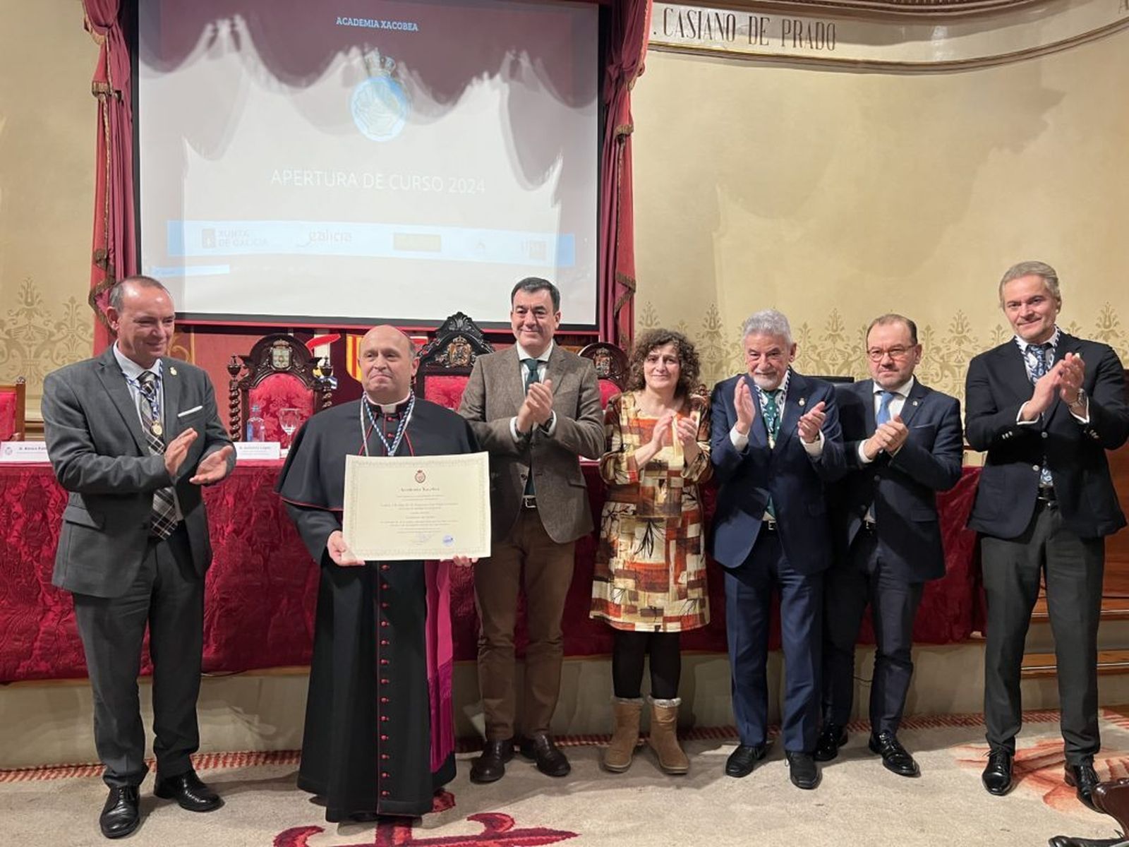 Francisco José Prieto, membro de Honra da Academia Xacobea