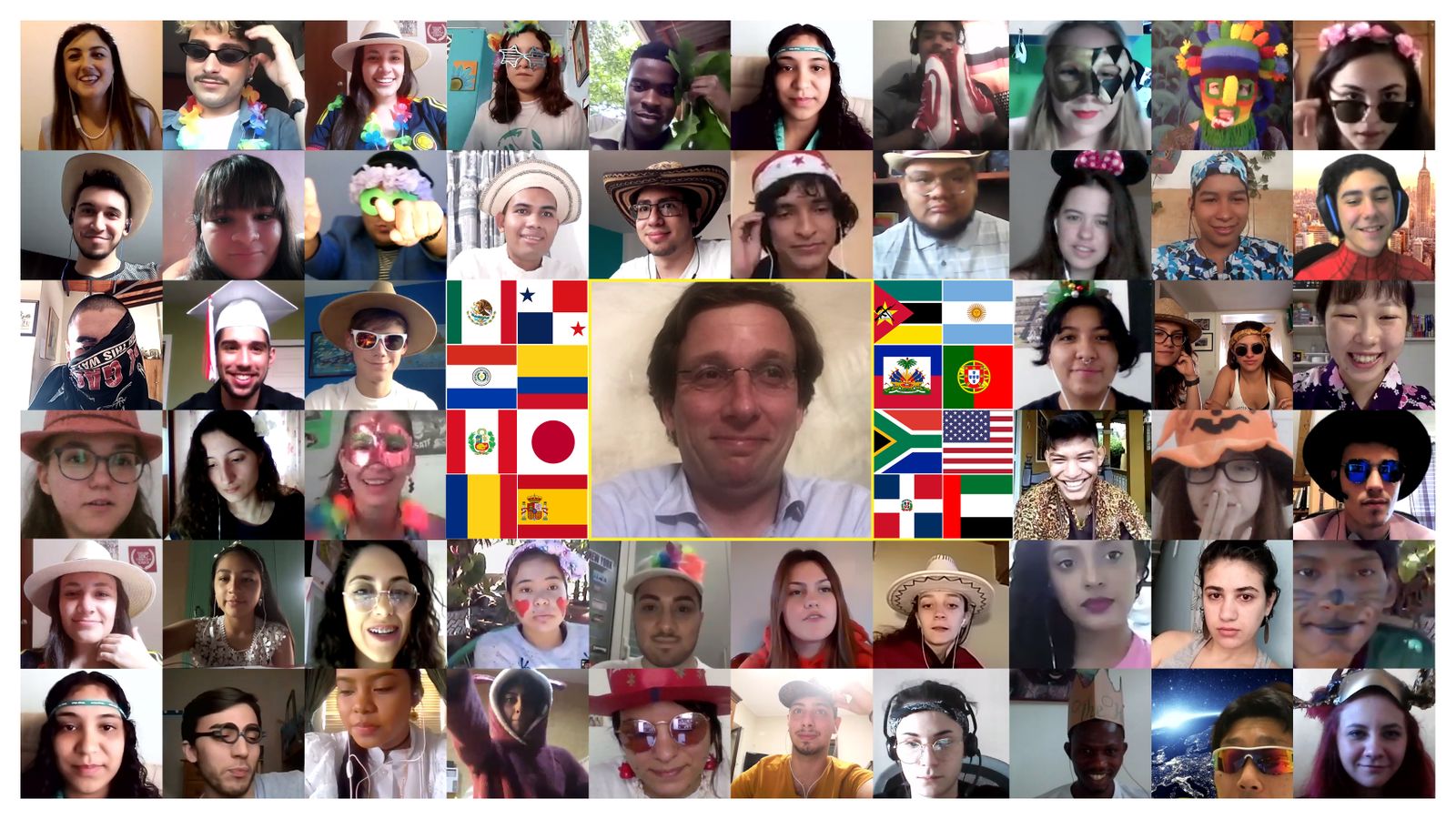 José Luis Martínez-Almeida en el X Ciberencuentro Mundial de Jóvenes organizado por Scholas