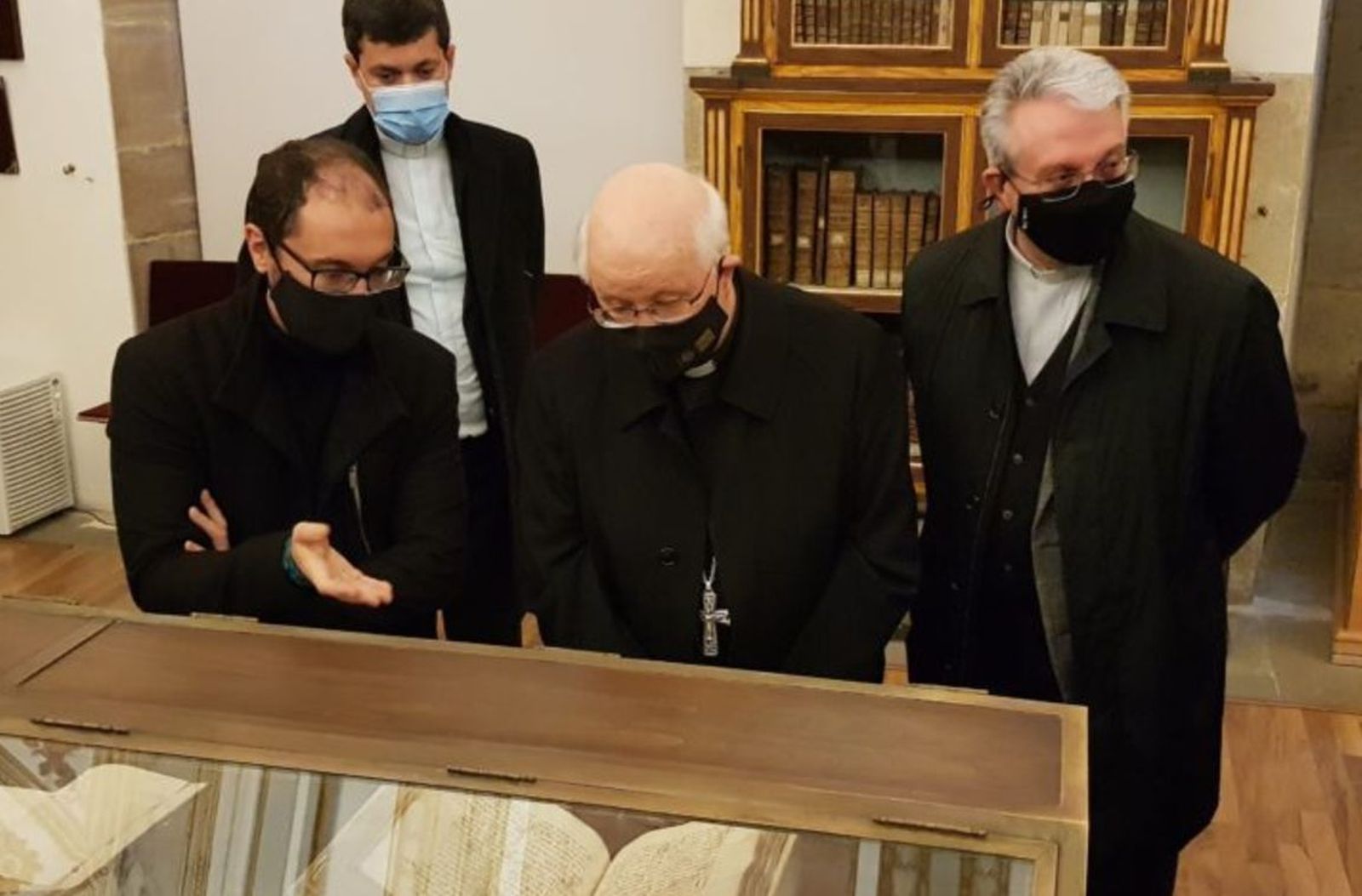 Julián Barrio, en la presentación de la exposición