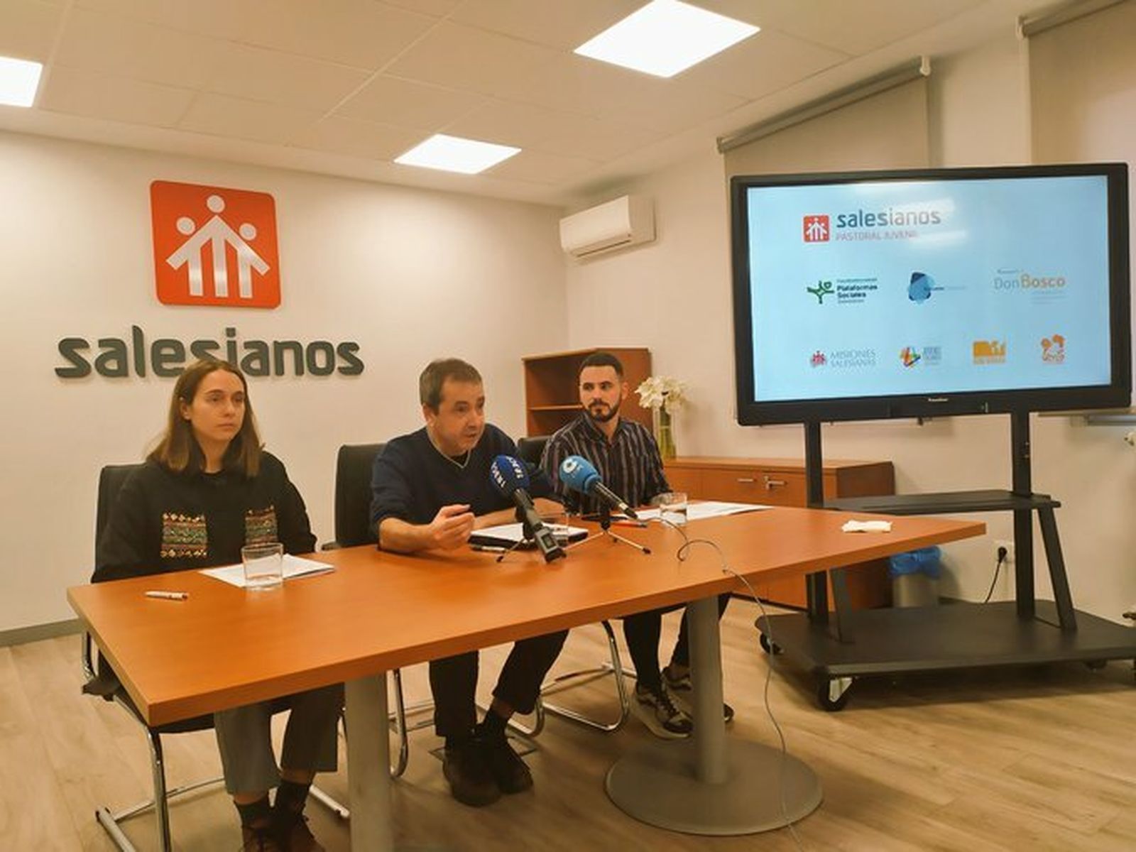 Koldo Gutiérrez, Almudena Rodríguez y Salvi Macías