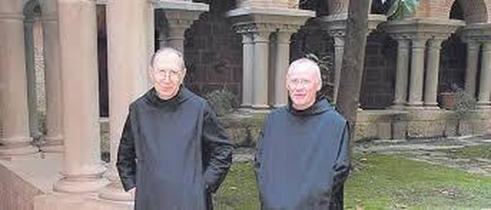 Josep Massot, con el autor del artículo