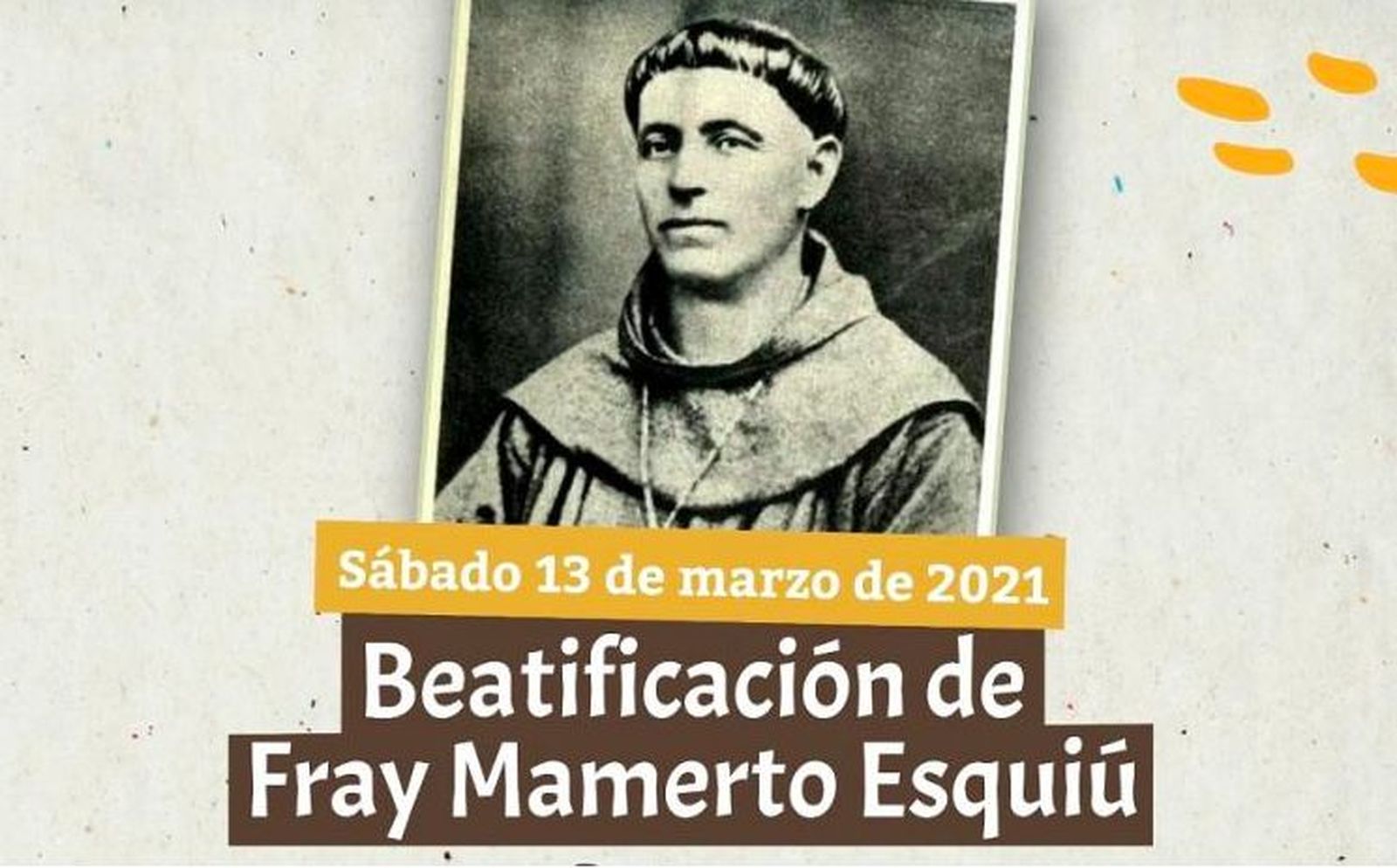 Fray Mamerto Esquiú será beatificado el 13 de marzo en Catamarca
