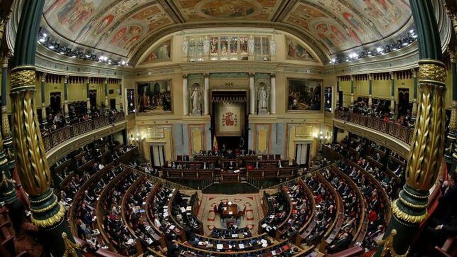 Sesión de investidura en el Congreso