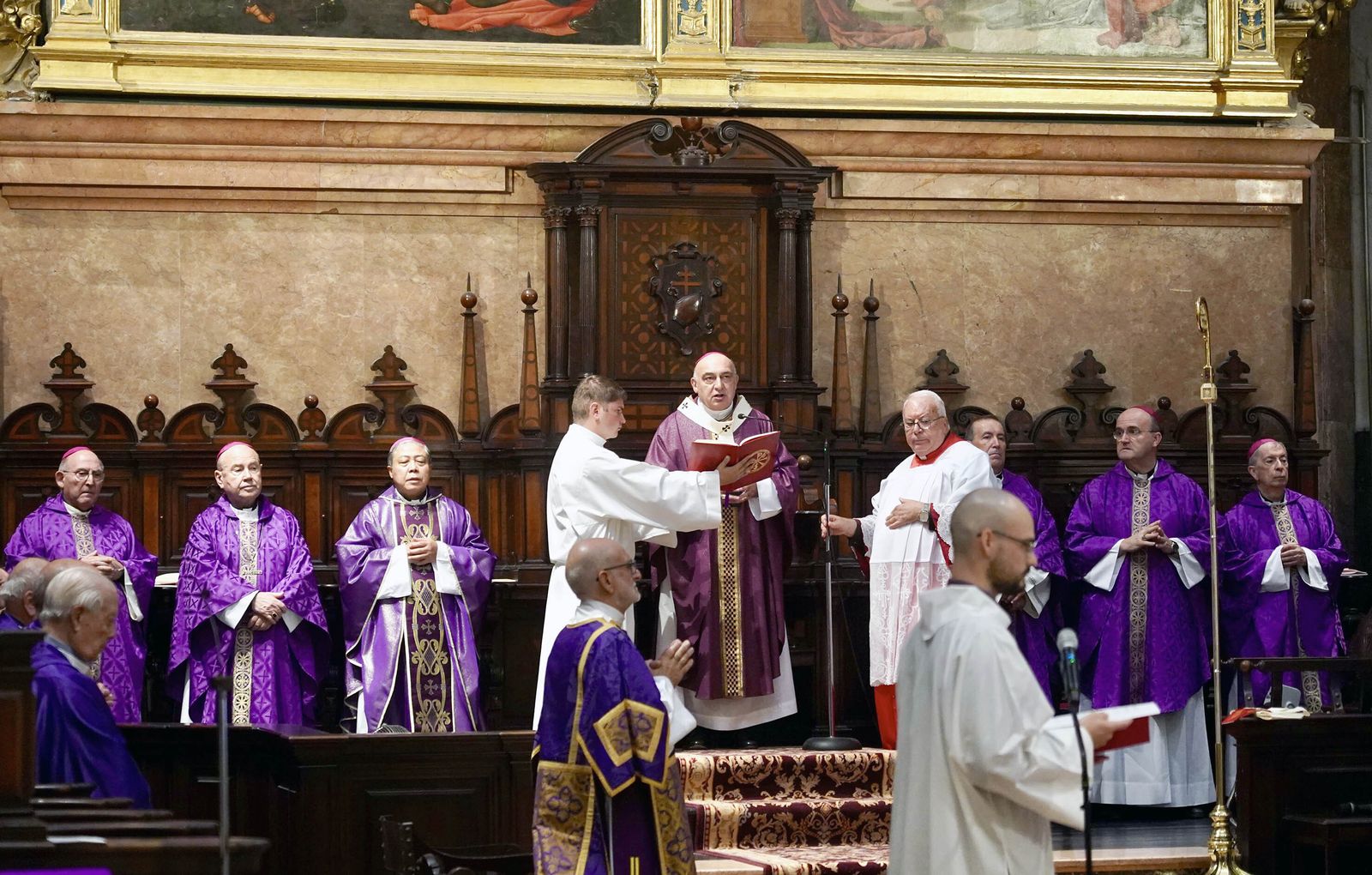 Arzobispo Benavent en la misa exequial por monseñor  Vicente Juan Segura