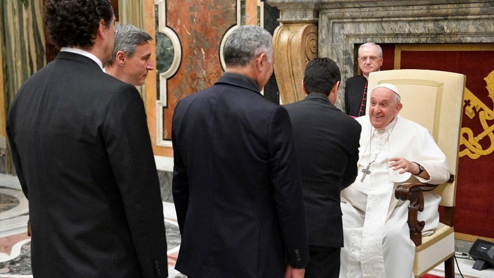 Francisco, con los miembros de las Universidades Católicas